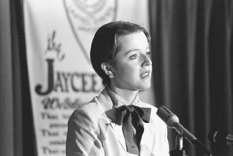 Kathy Ebert, former vice-president of the Minneapolis chapter of the Jaycees, was one of the three women who filed the original brief with the Minnesota Department of Human Rights. AP/WIDE WORLD PHOTOS. REPRODUCED BY PERMISSION.