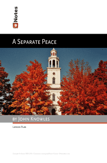 A Separate Peace eNotes Lesson Plan content