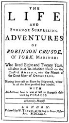 The first edition of Defoe
