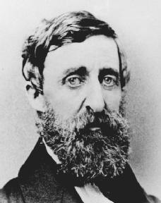 Henry David Thoreau was a leading writer and thinker of mid-nineteenth century America. His defense of John Brown was in support of individuals who have the courage of their own convictions. Photograph courtesy of the Library of Congress.